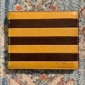 Brand New Coach Slim Billfold Wallet